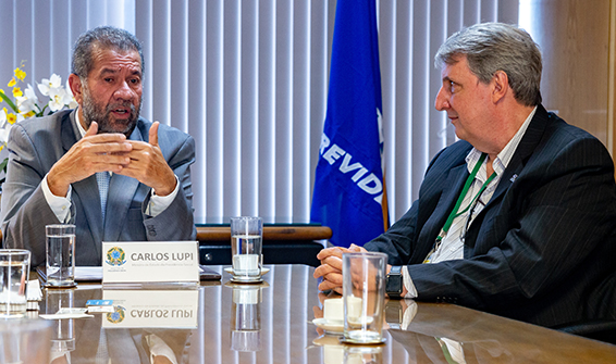 Carlos Lupi e João Figueiredo