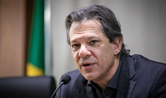 Fernando Haddad. ministro da Fazenda