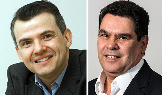 Herbert de Andrade, presidente da Apep (esq) e Marcel Barros, presidente da Anapar (dir)
