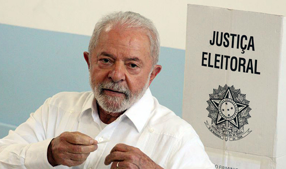 Luiz Inácio Lula da Silva, presidente eleito do Brasil
