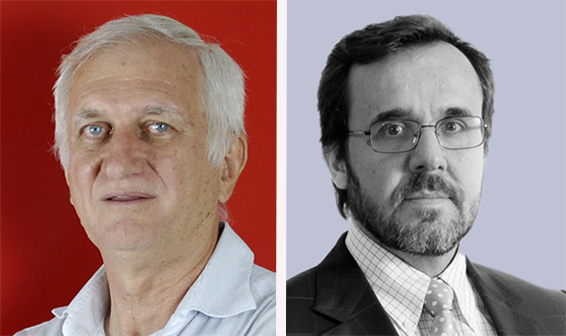 Da esq. para dir.: Ricardo Sasseron e Marco Geovanne, indicados para vice-presidentes do Banco do Brasil