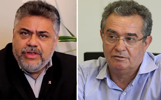 Rogério Antônio Vida Gomes (esq) e Jair Pedro Ferreira (dir), novos diretores de Funcef