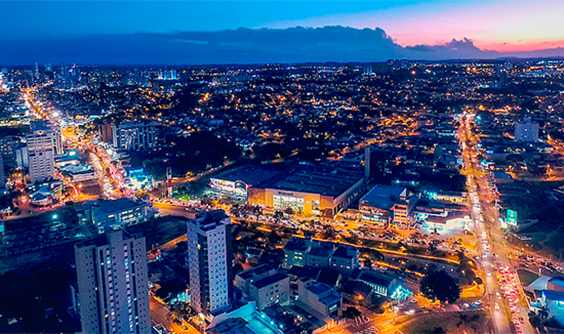 Vista aérea da cidade de Sorocaba (SP)